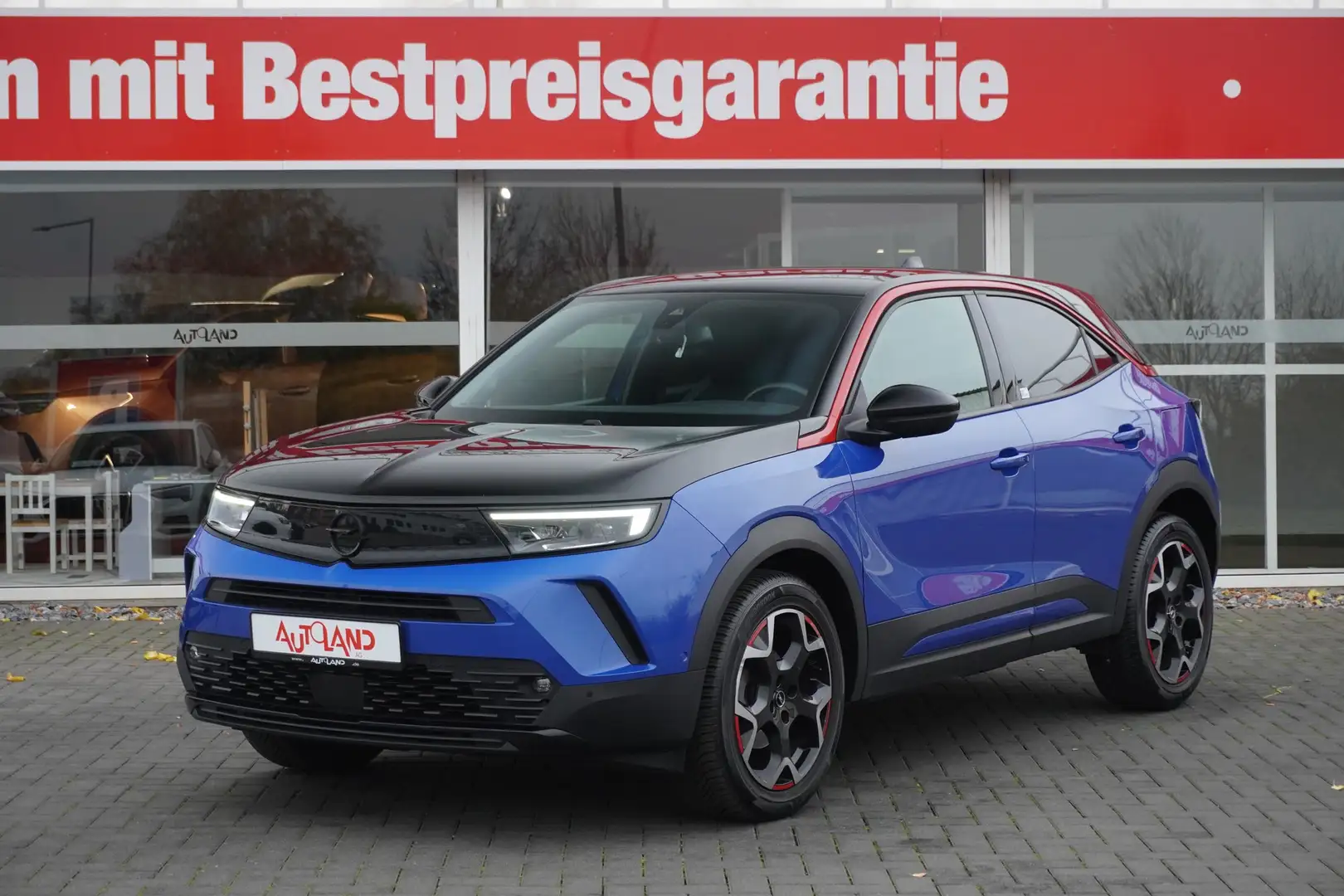 Opel Mokka 1.2 Turbo GS Line LED Navi Sitzheizung PDC Blauw - 2