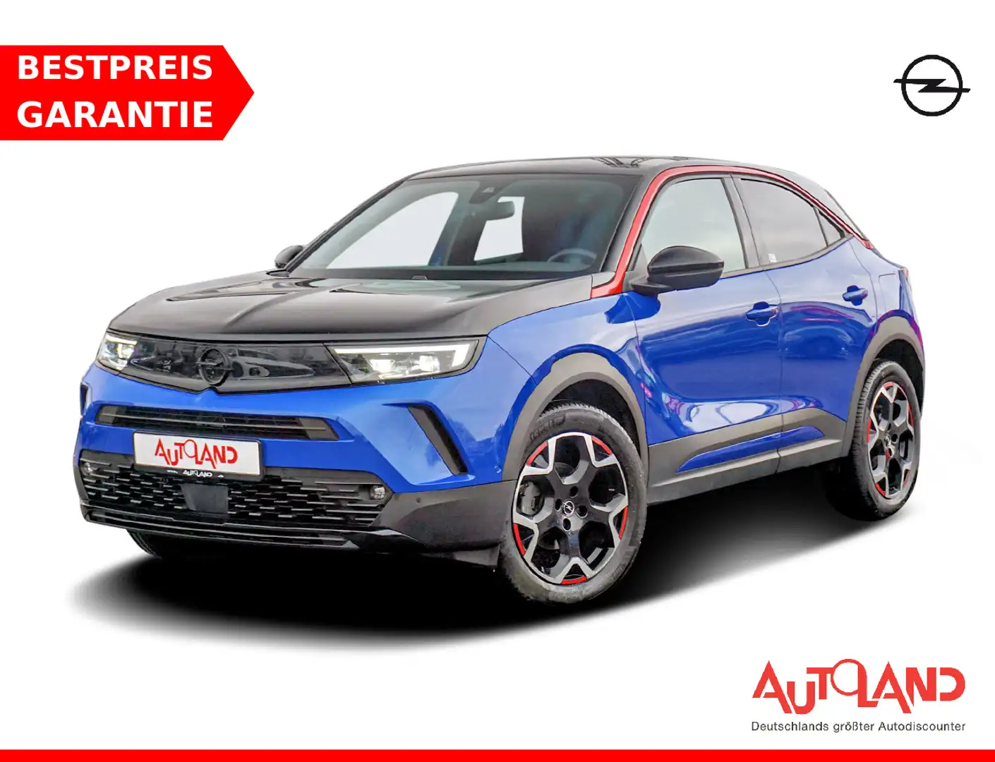 Opel Mokka 1.2 Turbo GS Line LED Navi Sitzheizung PDC Bleu - 1