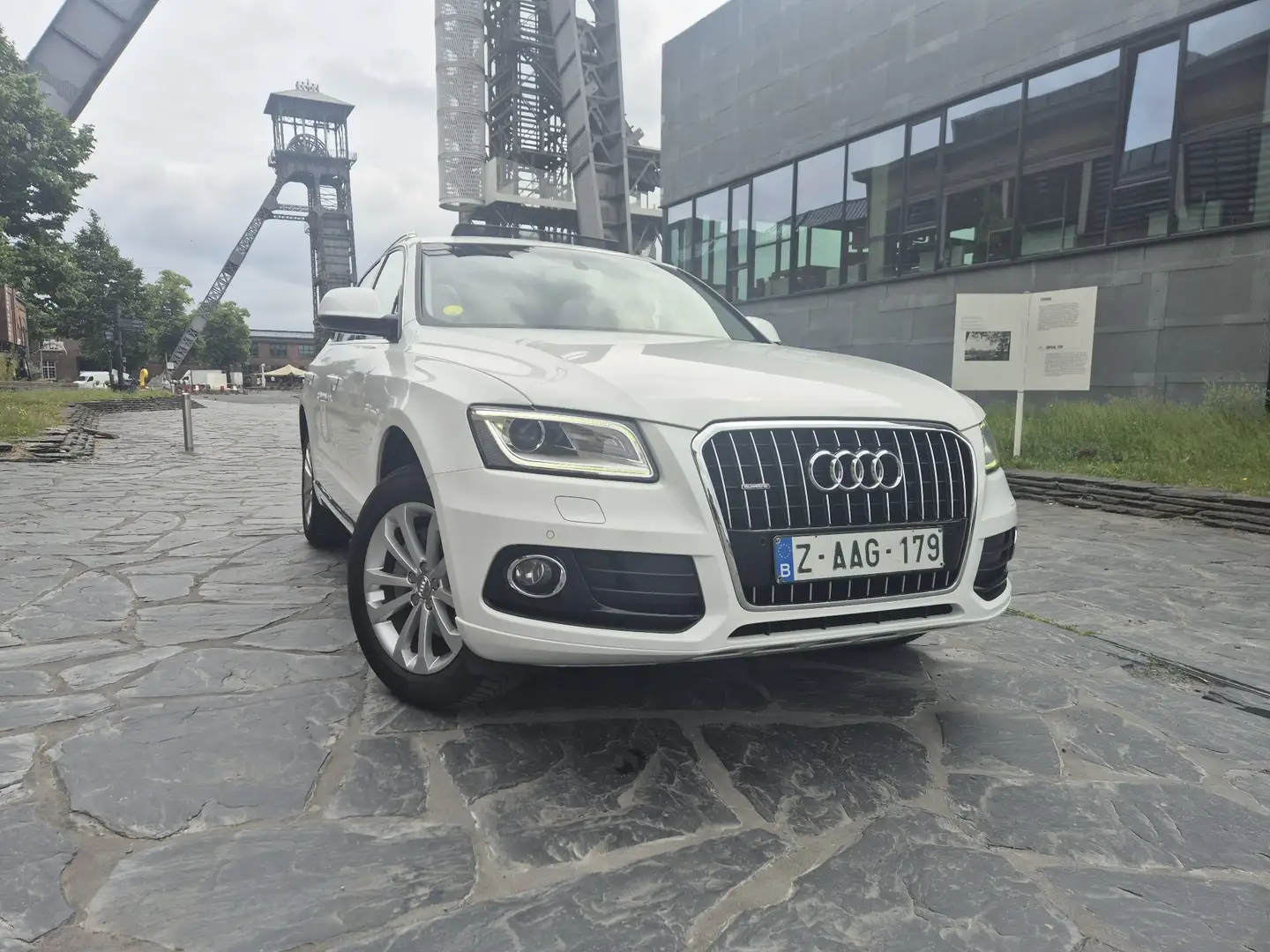 Audi Q5 2.0 TDI quattro S tronic design topstaat 77.000 km Blanc - 1