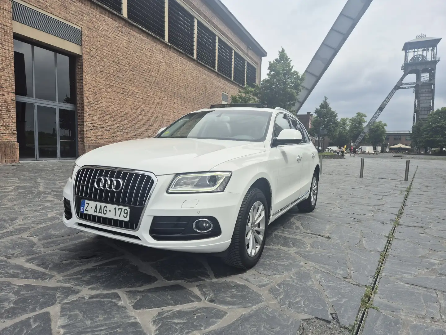 Audi Q5 2.0 TDI quattro S tronic design topstaat 77.000 km Blanc - 2