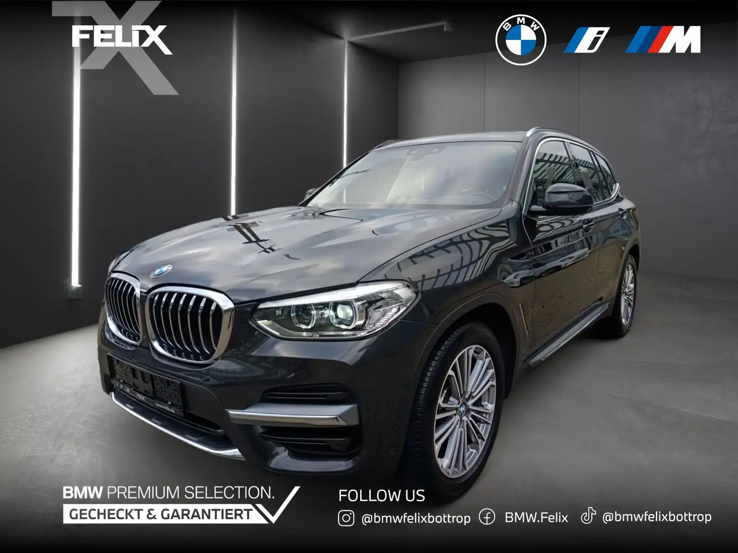BMW X3 xDrive20d Luxury Line+LIVE COCKPIT PRO+HEAD UP+PAN Grijs - 1