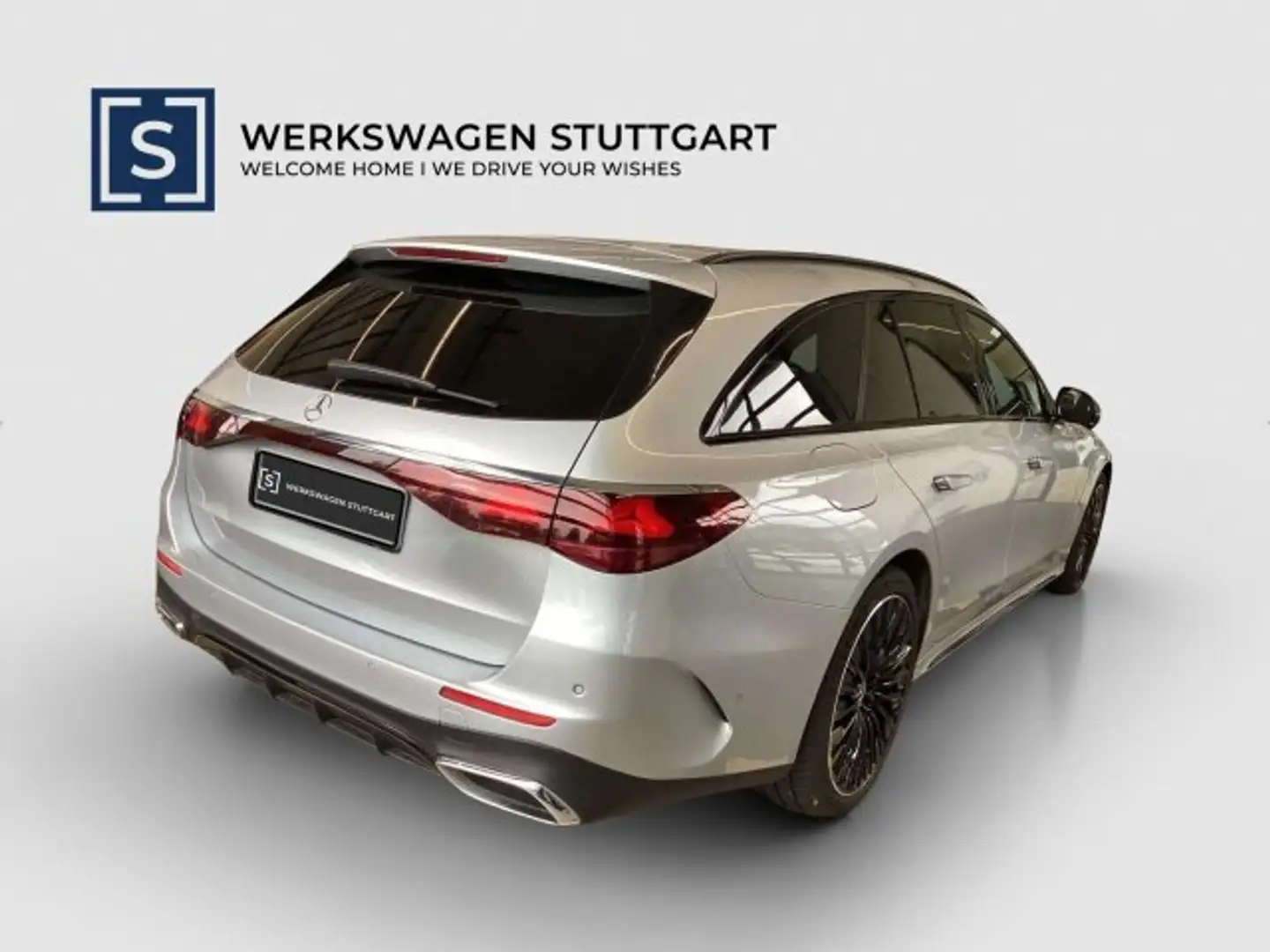 Mercedes-Benz E 450 E 450 d T AMG Line Premium Plus 4Matic Leder Klima Silber - 2