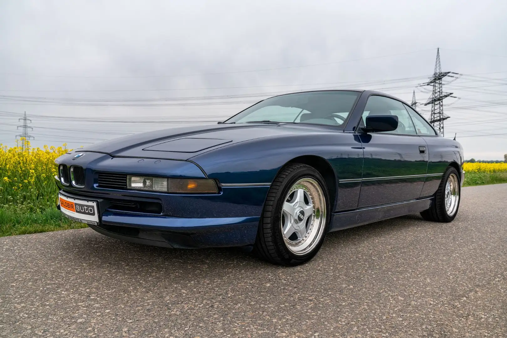 BMW 850 CI 850i  12-Zyl Autom Leder EDC BBS H-Zul Blau - 2