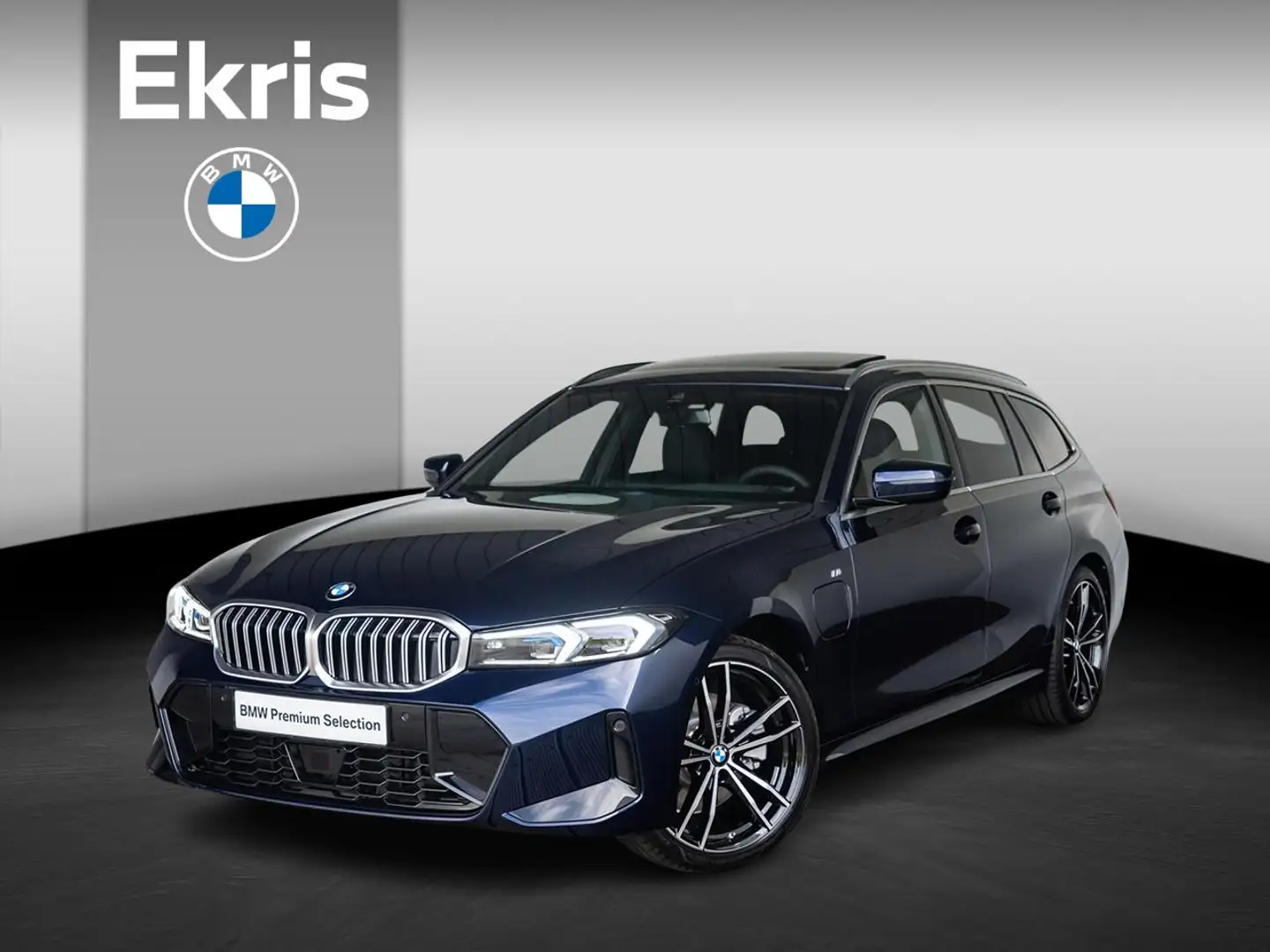BMW 330 3 Serie Touring 330e M Sportpakket / Panoramadak / Kék - 1