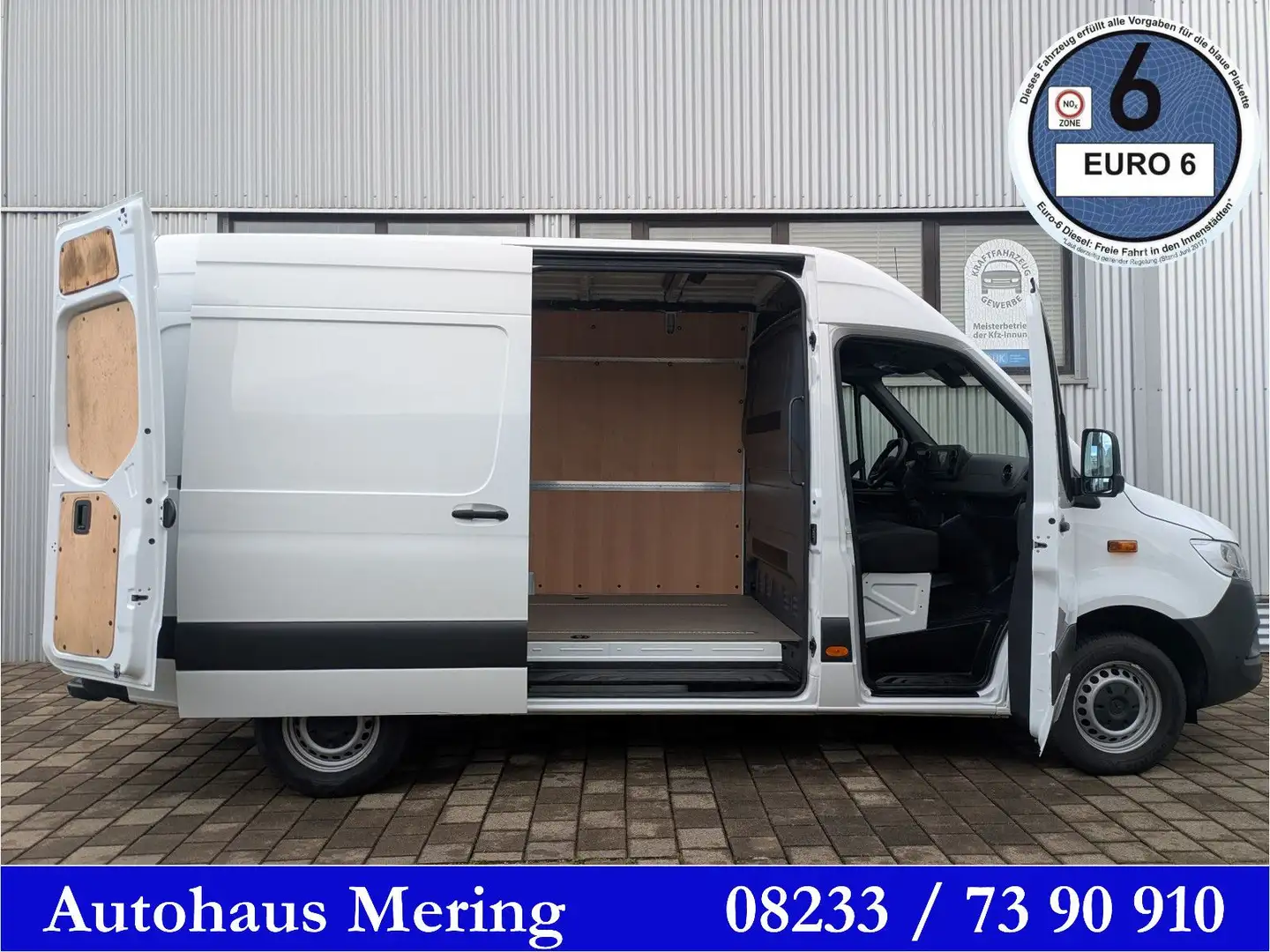 Mercedes-Benz Sprinter RWD 317 L2H2 Navi 360° Schwingsitz 1A* Weiß - 2