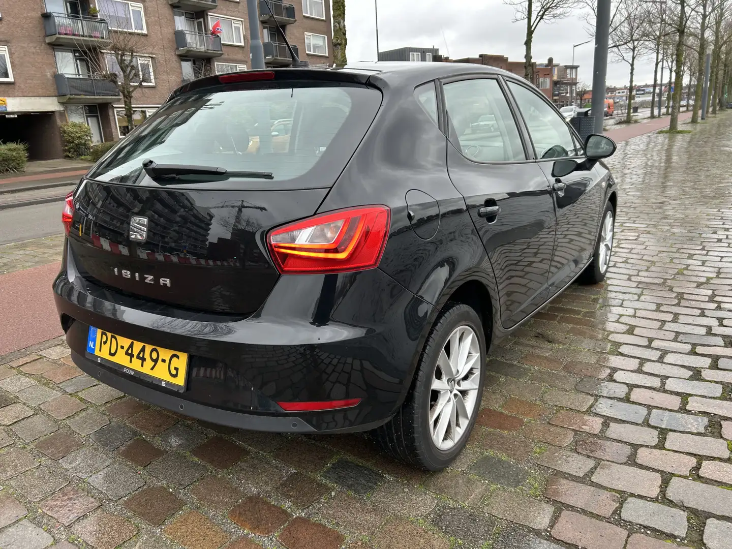 SEAT Ibiza 1.0 EcoTSI Style Connect navi airco 5 deurs keurig Zwart - 2