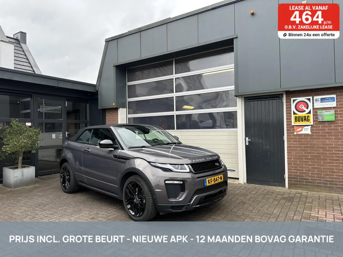 Land Rover Range Rover Evoque 2.0 TD4 HSE Dynamic CABRIOLET NL-AUTO *ALL-IN PRIJ Grijs - 1