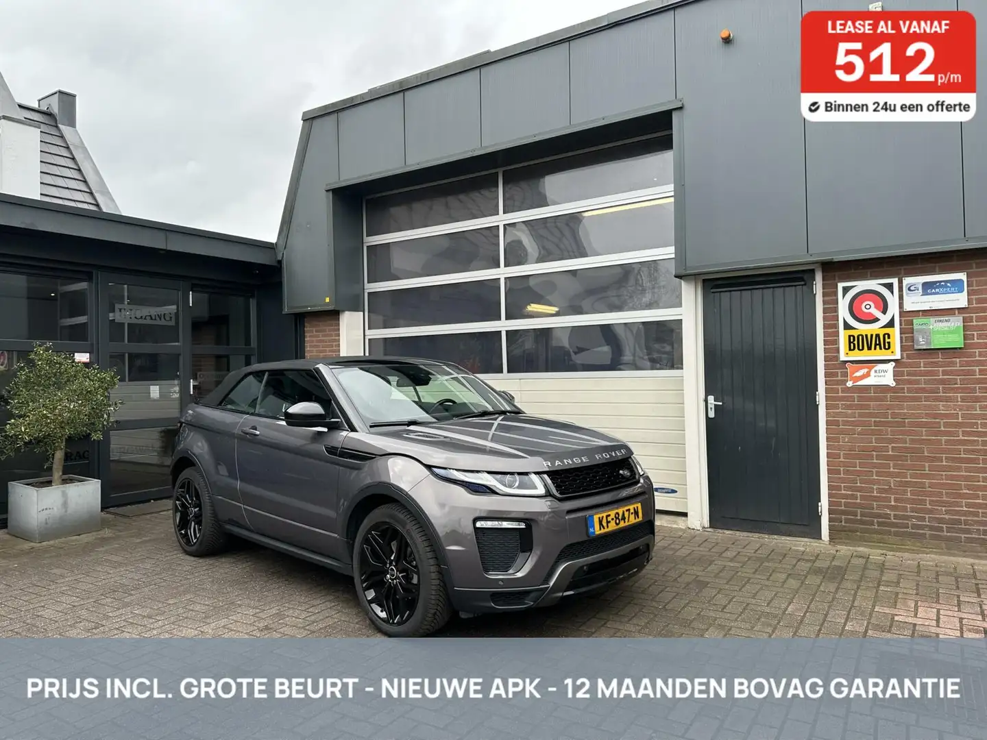Land Rover Range Rover Evoque 2.0 TD4 HSE Dynamic CABRIOLET NL-AUTO *ALL-IN PRIJ Gris - 1
