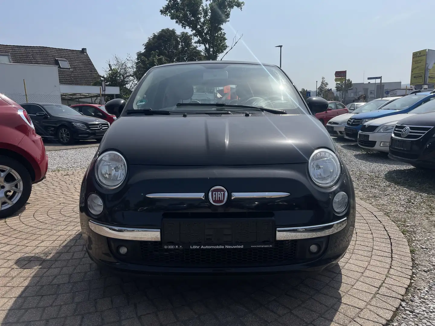 Fiat 500 Lounge in guten und gepflegten Zustand TÜV Neu Schwarz - 1