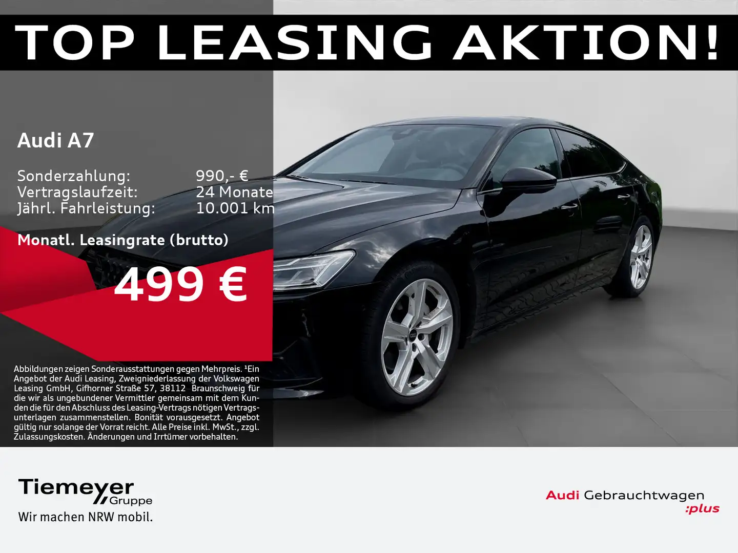 Audi A7 50 TDI Q UPE98 LM20 AHK MEMORY HuD Schwarz - 1