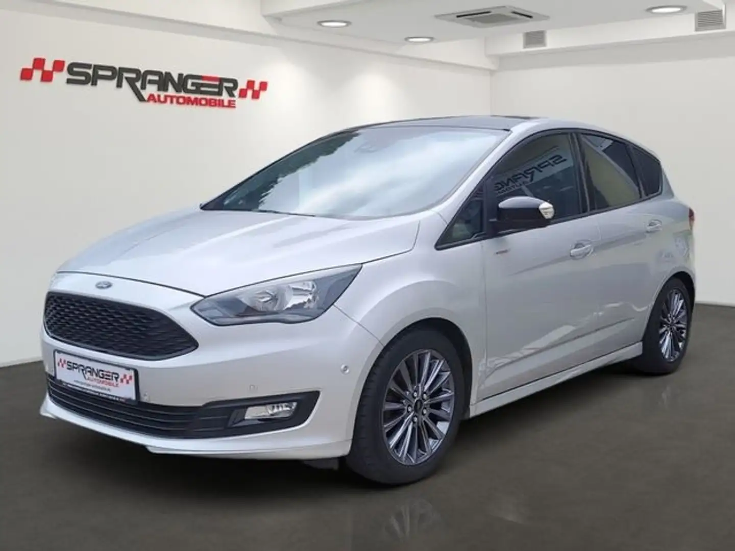Ford C-Max 1.0 EcoBoost Navi Klima SHZG R.Cam LHZ PDC Silber - 1
