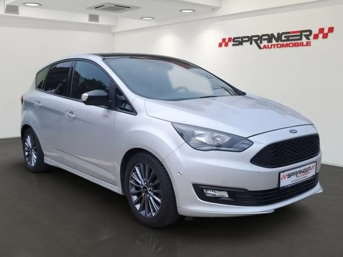 Ford C-Max 1.0 EcoBoost Navi Klima SHZG R.Cam LHZ PDC Silber - 2