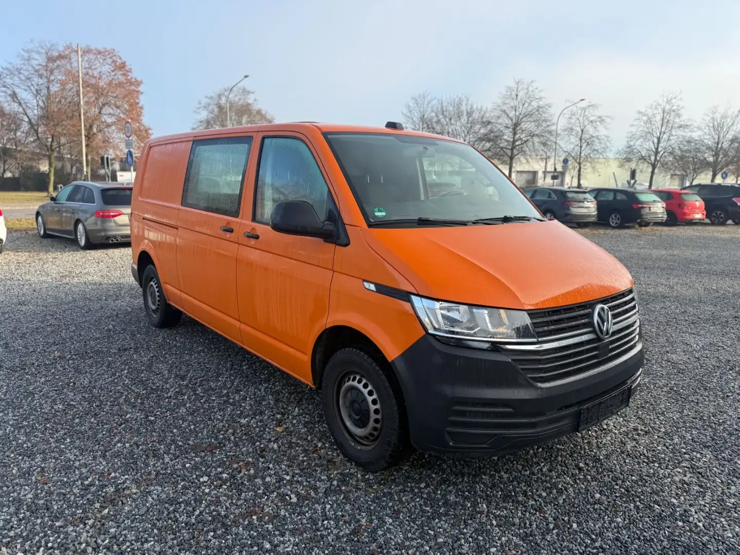 Volkswagen T6 Transporter T6.1 Transporter lang I R-Kamera I DSG I MwSt. Orange - 1