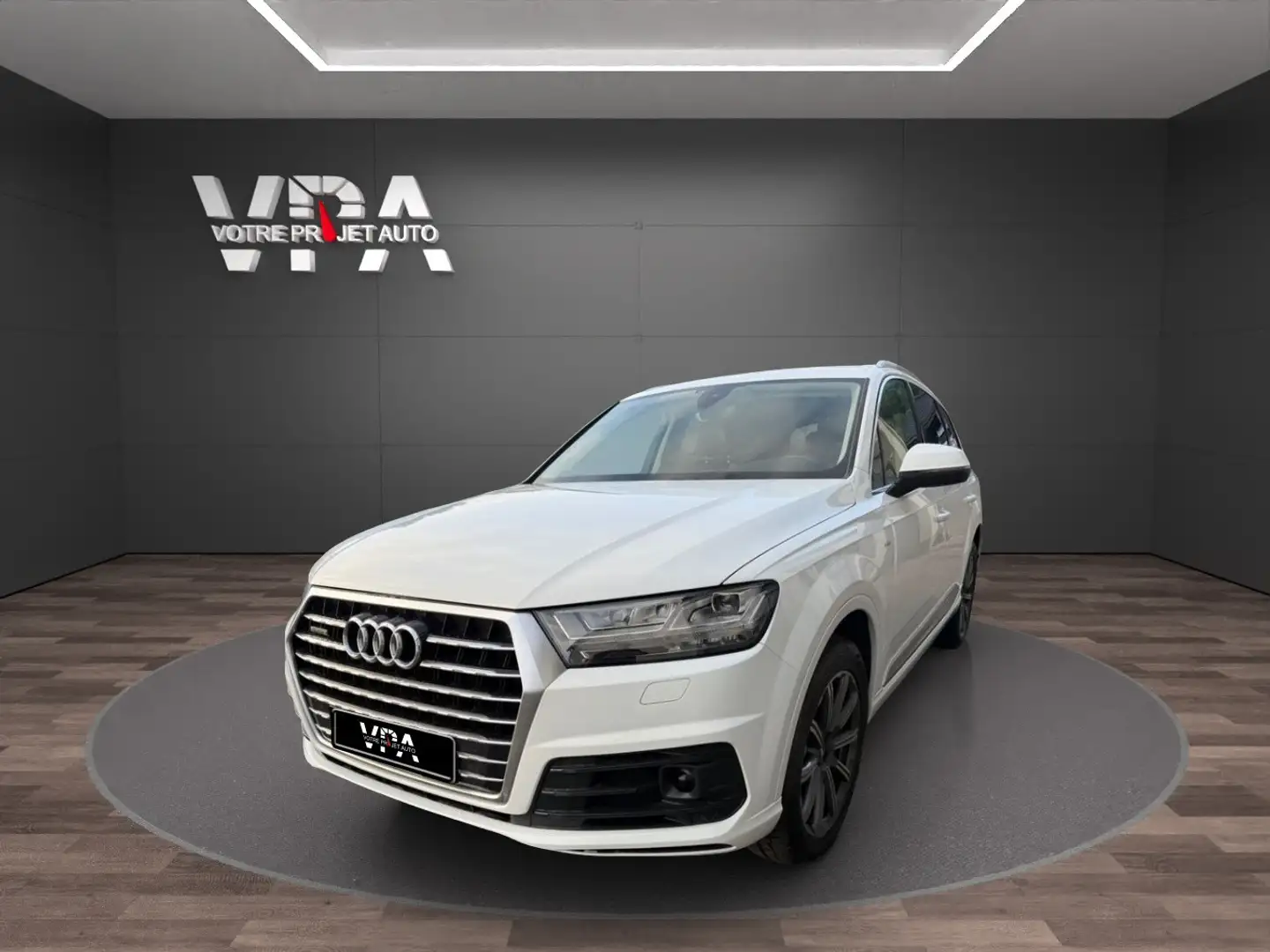 Audi Q7 3.0 TDI 218 ch quattro S-Line Bílá - 1