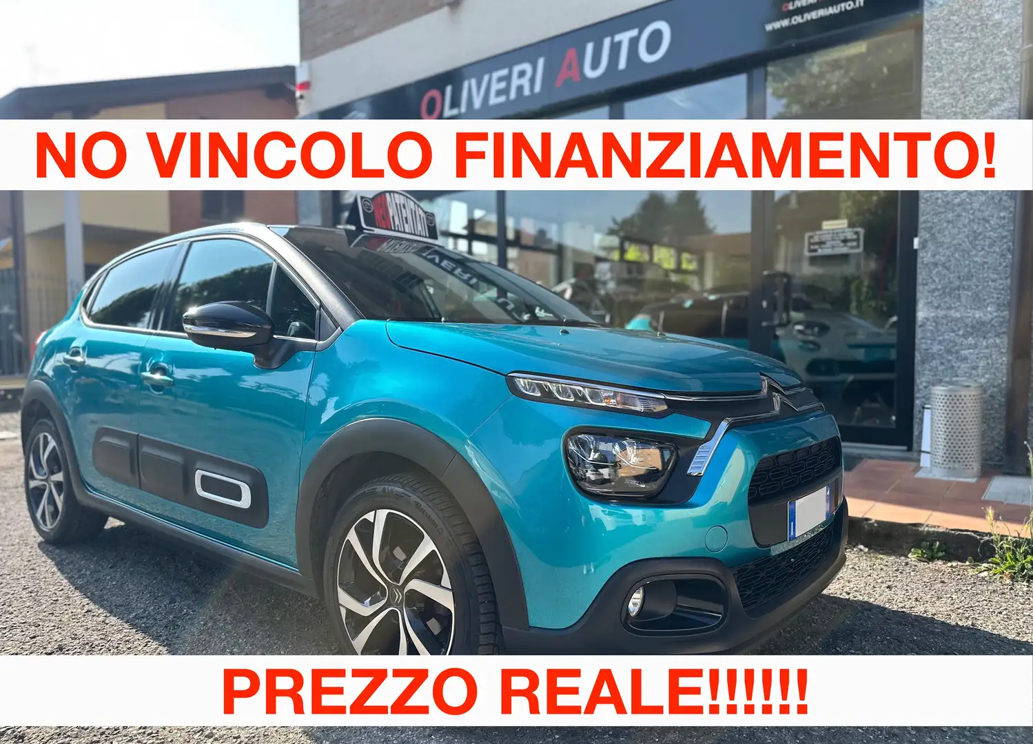 Citroen C3 C3 110cv Shine Pack Navi CarPlay LED PREZZO VERO! Blu/Azzurro - 1