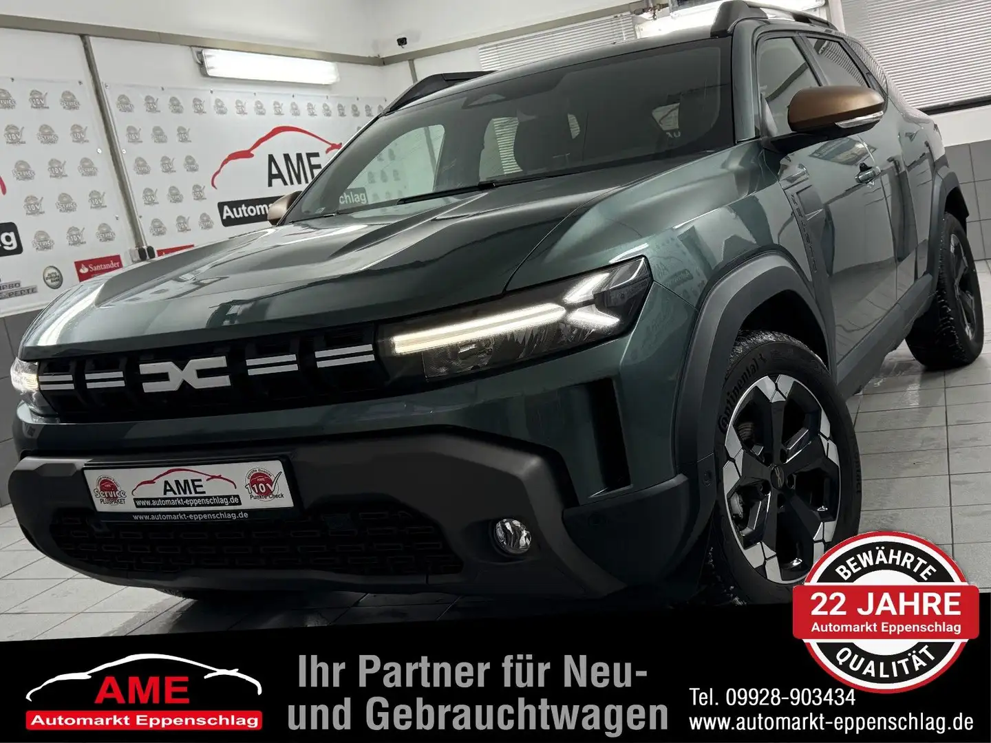 Dacia Duster III TCe 130 Extreme 4x4 "Multi View|Navi" Vert - 1