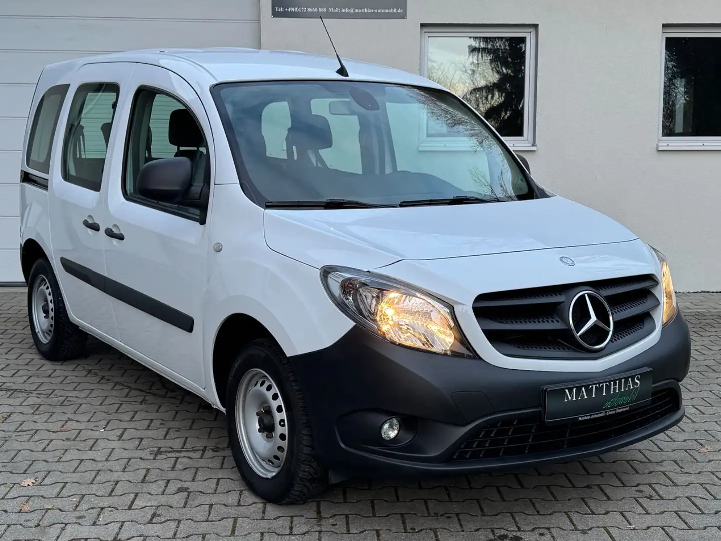 Mercedes-Benz Citan Kombi 111 CDI lang/Navi/AHK/Klima/PDC/5-Si Wit - 2