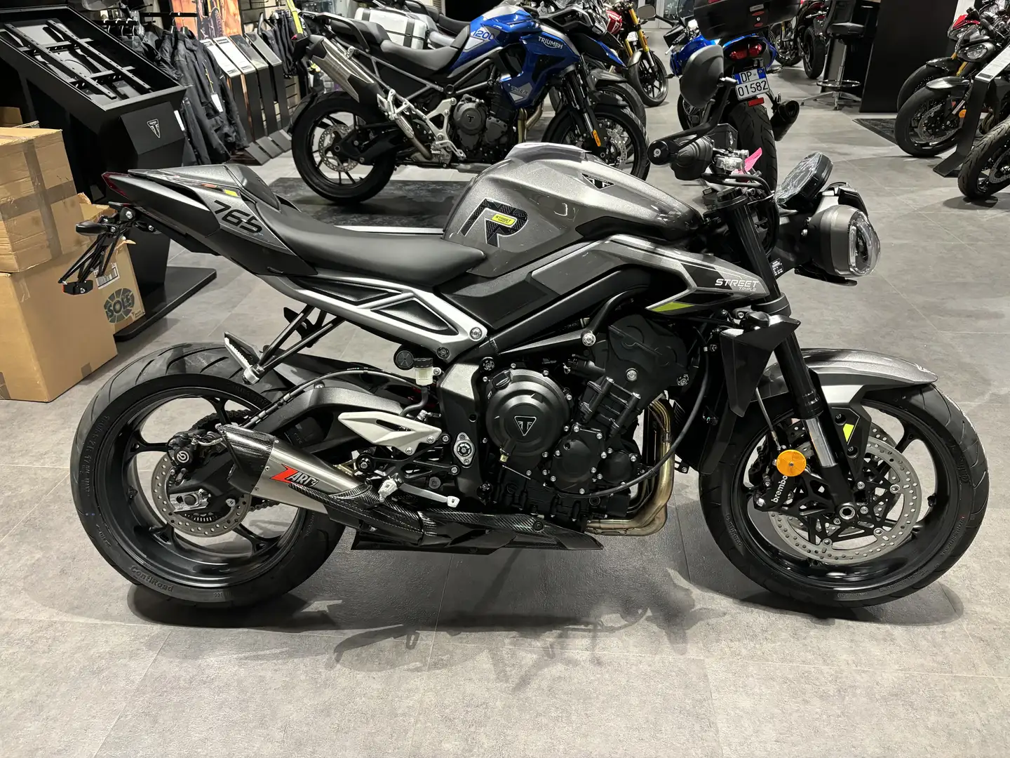 Triumph Street Triple 765 R Grigio - 1