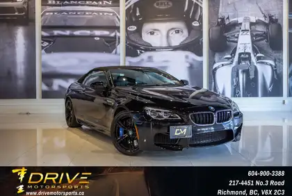 Black 2016 BMW M6 Convertible RWD Convertible Rear-Wheel Drive