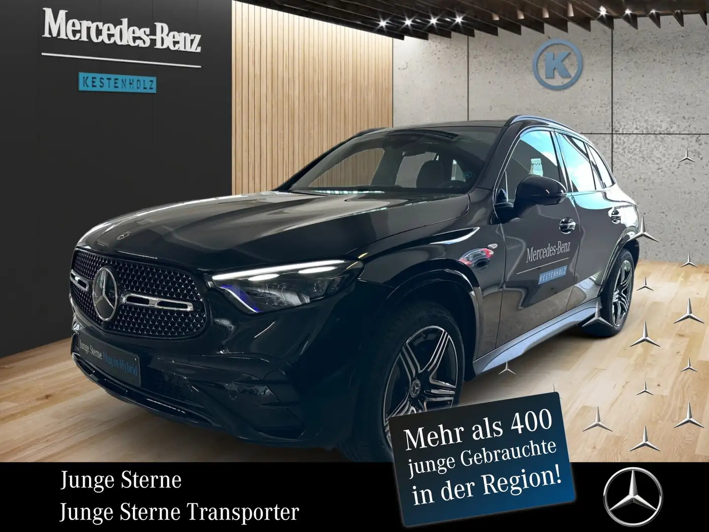 Mercedes-Benz GLC 300 GLC 300 DE 4M AMG°LEDER°BURM°PAN°BURM°AHK°NIGHT° Schwarz - 1