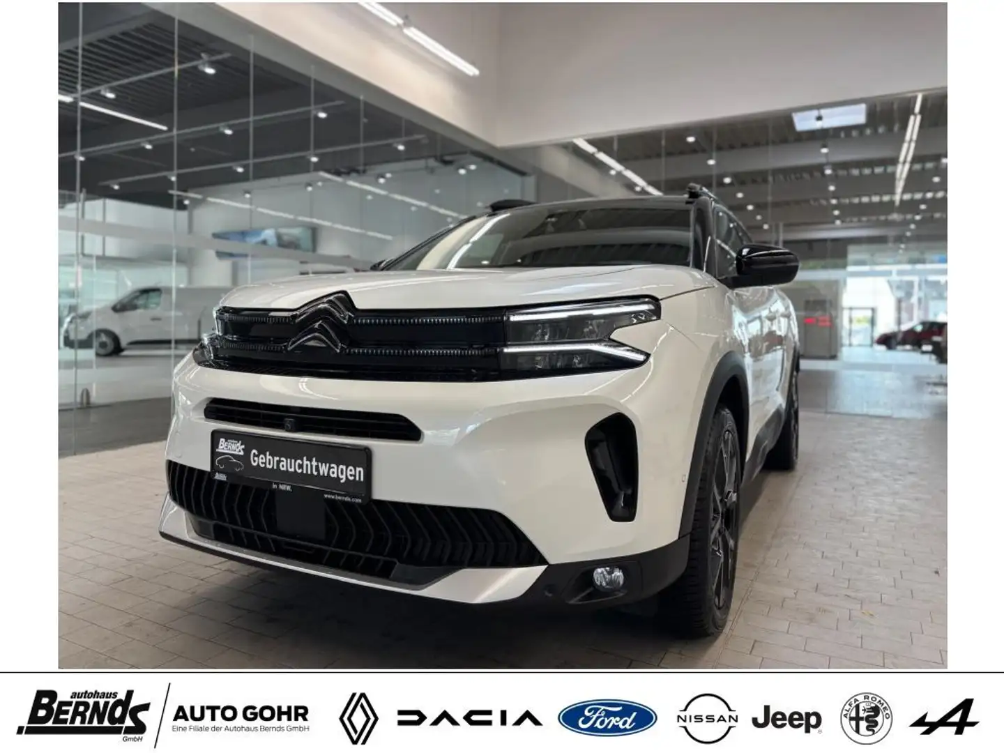 Citroen C5 Aircross Pure Tech 130 S&S EAT8 SHINE PACK NAVI 360°KAM GJR Blanc - 2