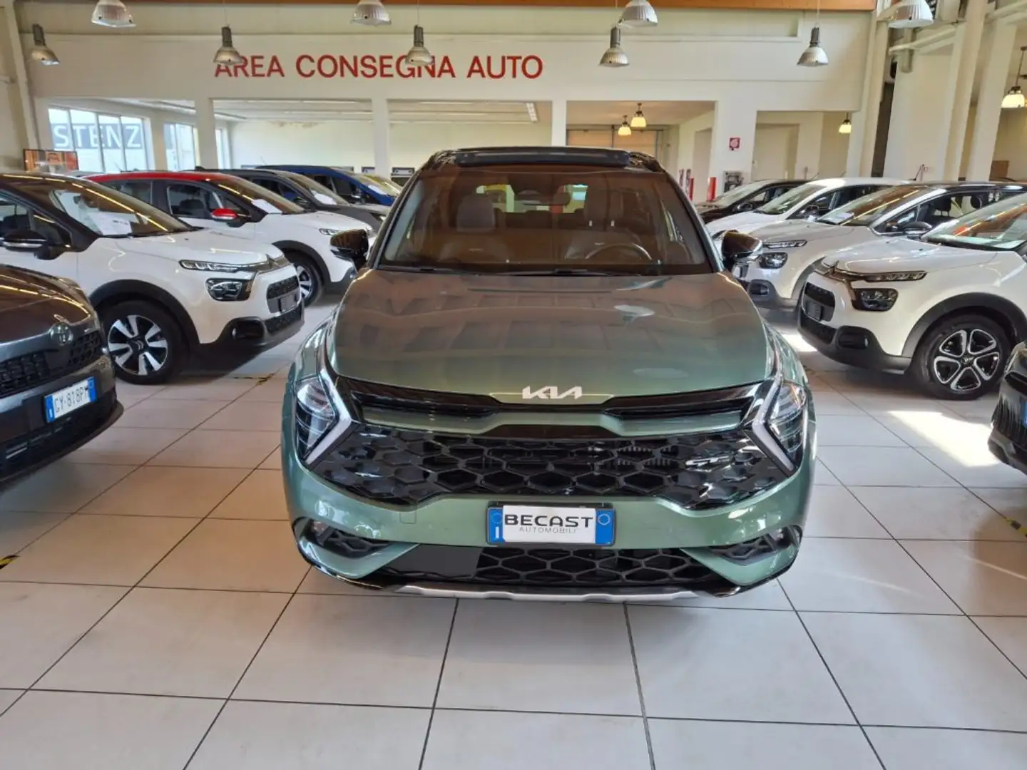 Kia Sportage 1.6 TGDi HEV AT GT-line Verde - 2