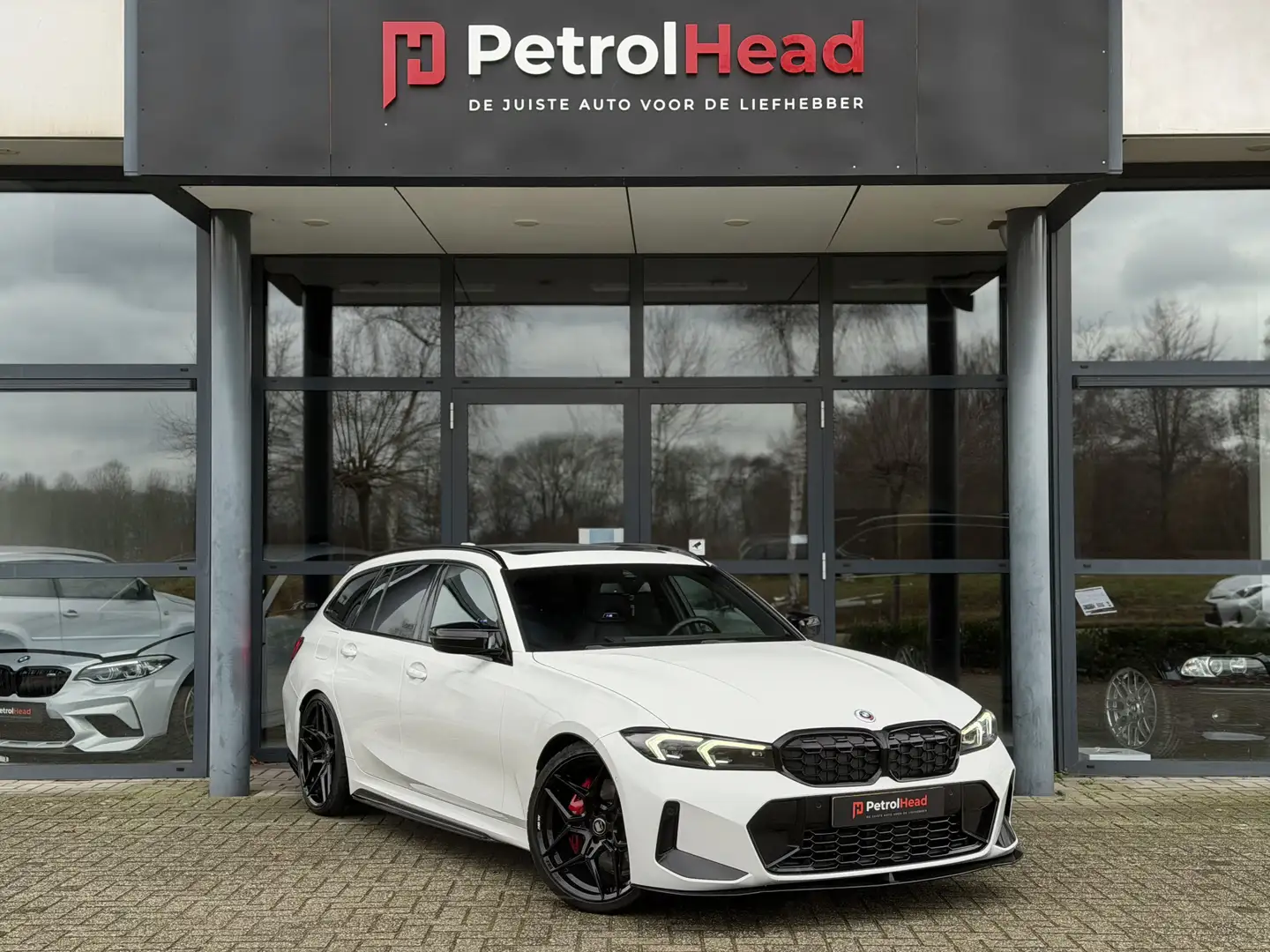 BMW 330 3-serie Touring 330e xDrive, Carbon, HUD, Pano, Tr Blanc - 1