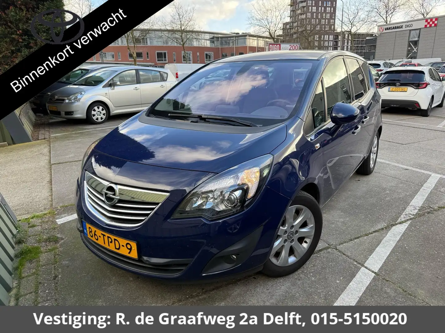 Opel Meriva 1.4 Turbo Cosmo | Navigatie | Trekhaak | Parkeerse Blauw - 1