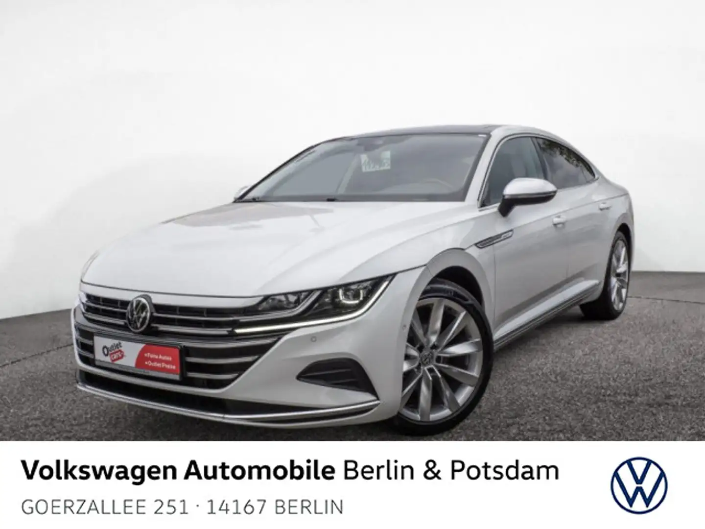 Volkswagen Arteon 2.0 TDI DSG Eleg Navi Ergo Sitz Stdhz PDC Blanc - 1