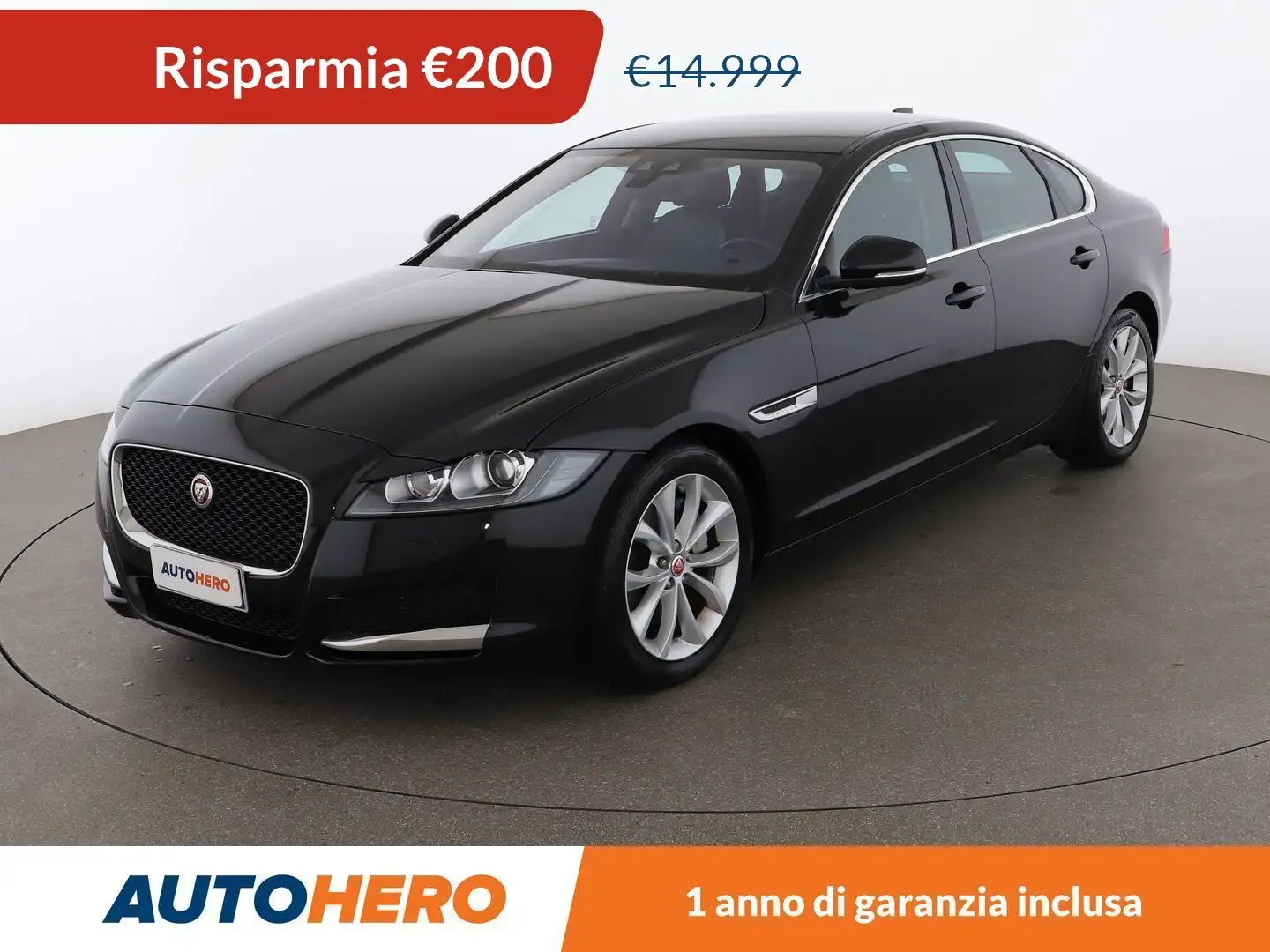 Jaguar XF 20d Prestige 180 CV aut. Schwarz - 1