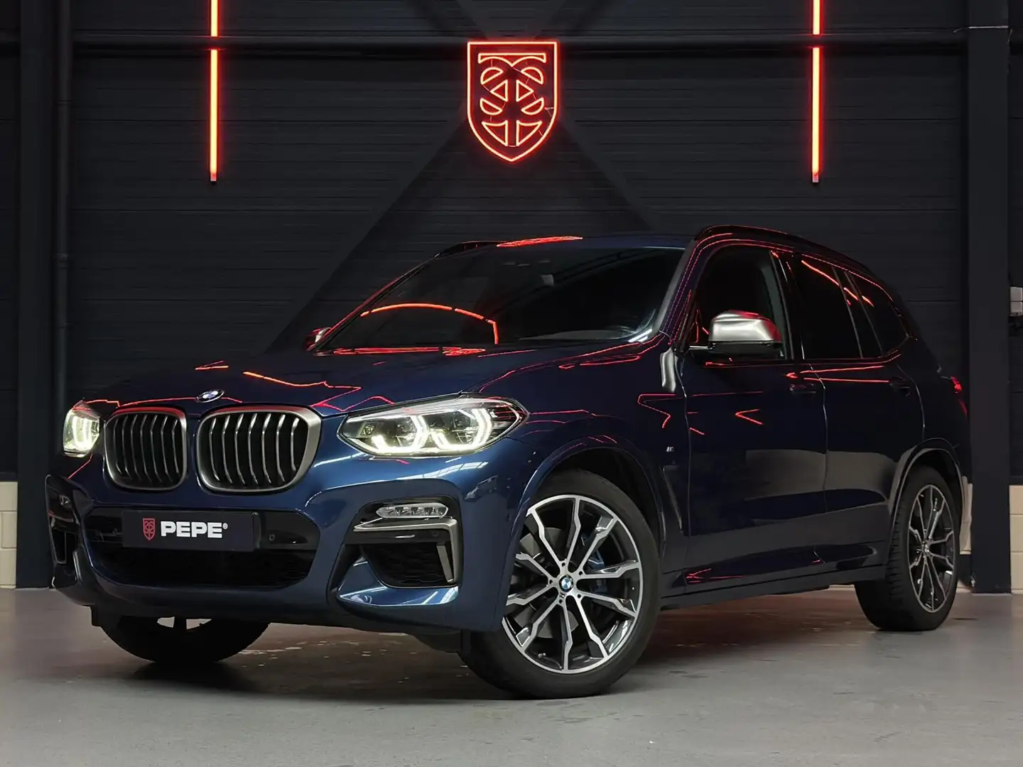 BMW X3 M40i xDrive High Exec. |H&K|CAMERA|MEM.|STUURVERW. Blauw - 1