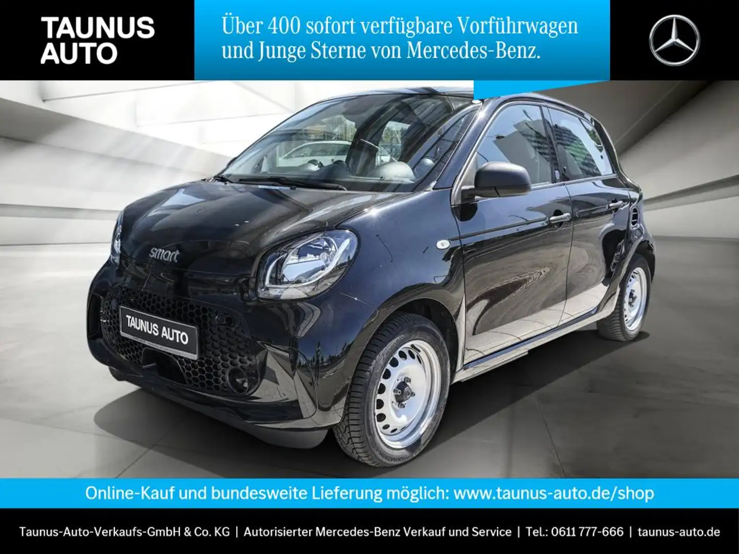 smart forFour EQ Serie Cool&Audio DAB Sitzheizung Volldach Noir - 1