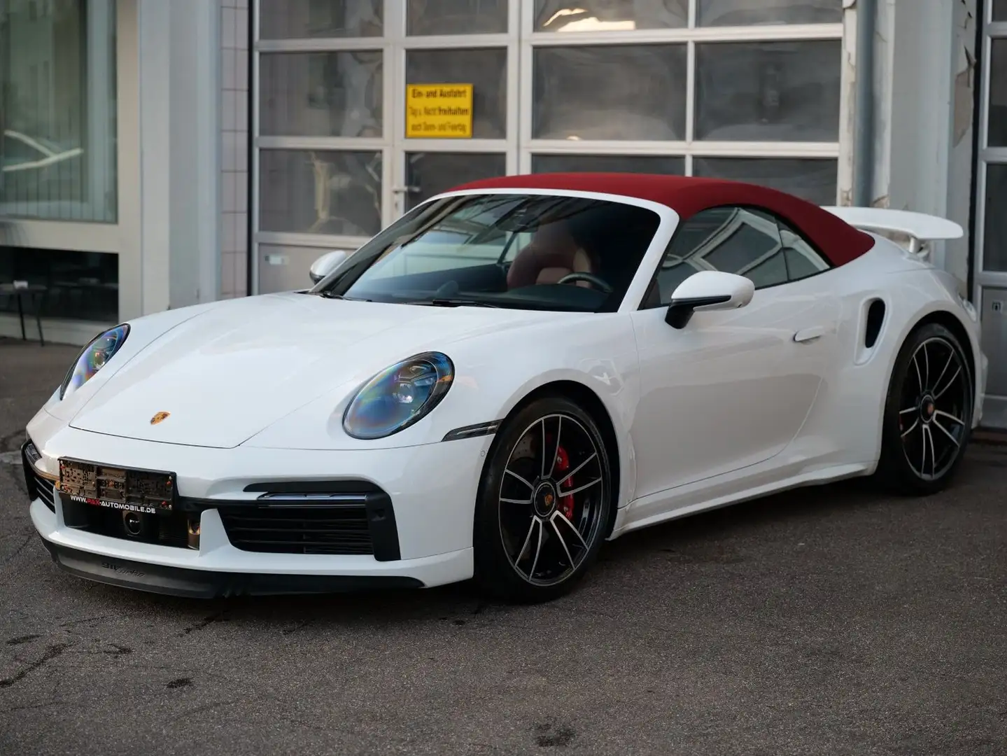 Porsche 992 911 Turbo Cabrio LIFT+SPORTABGAS+MATRIX+BURMESTE Blanc - 2