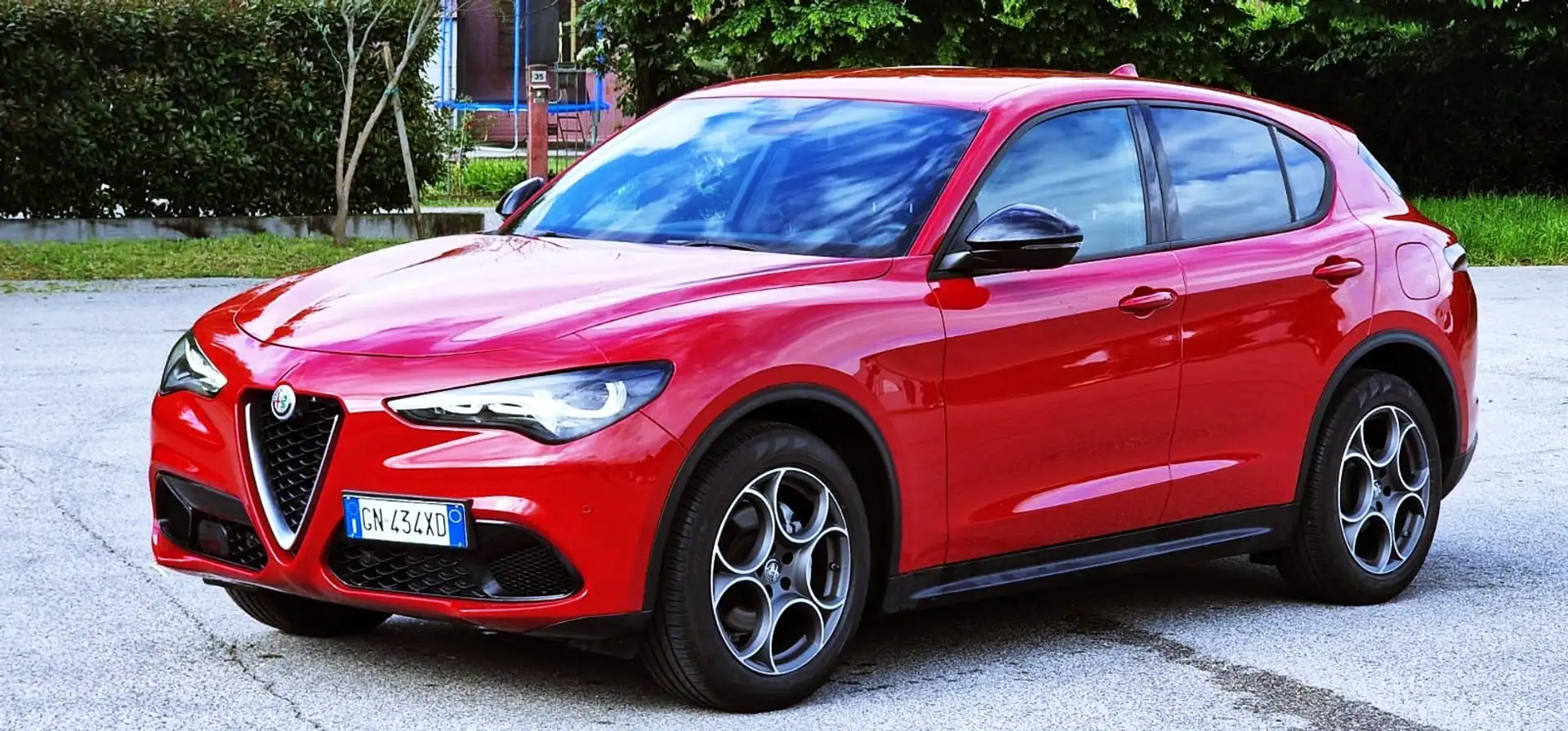 Alfa Romeo Stelvio Stelvio 2.2 t Super rwd 160cv auto Rosso - 2