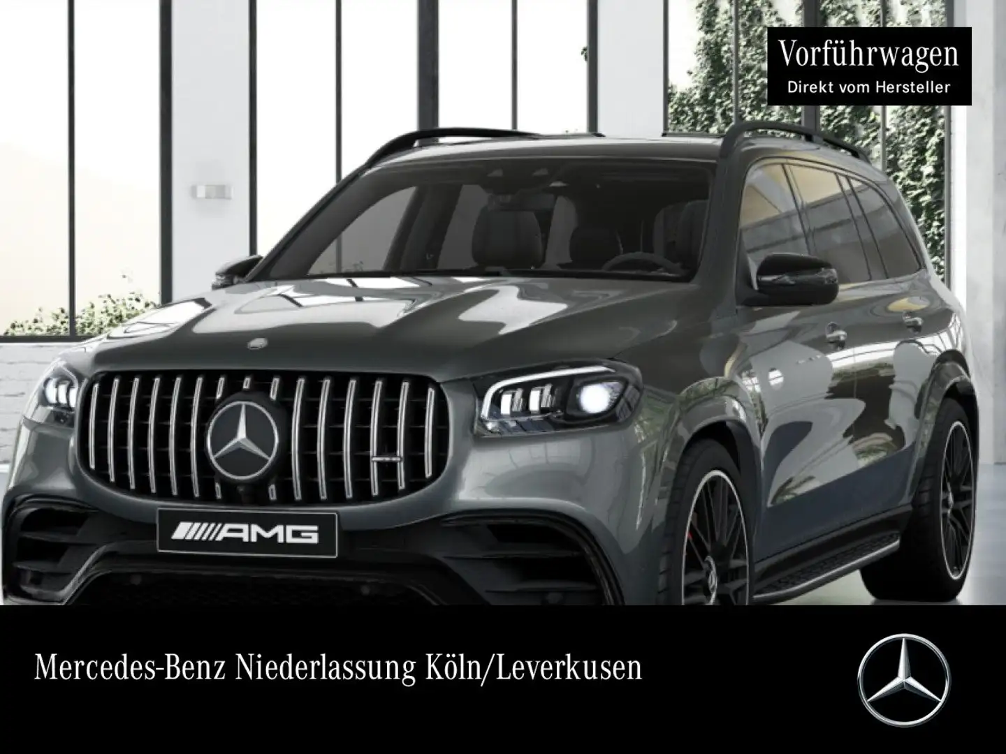 Mercedes-Benz GLS 63 AMG GLS 63 4M NIGHT+PANO+360+AHK+MULTIBEAM+STHZG+HUD Grijs - 1