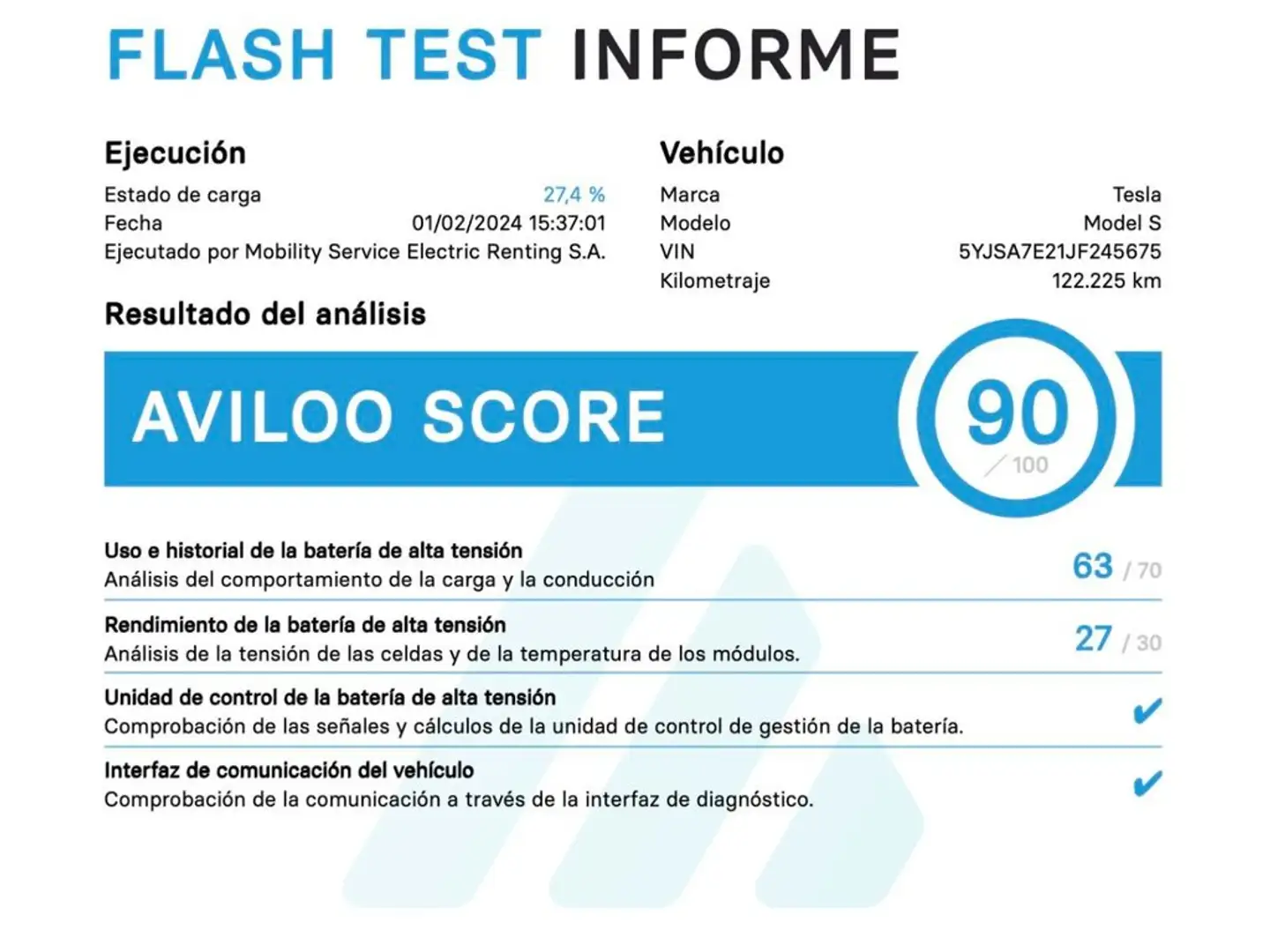 Tesla Model S 75D 4WD Gris - 2