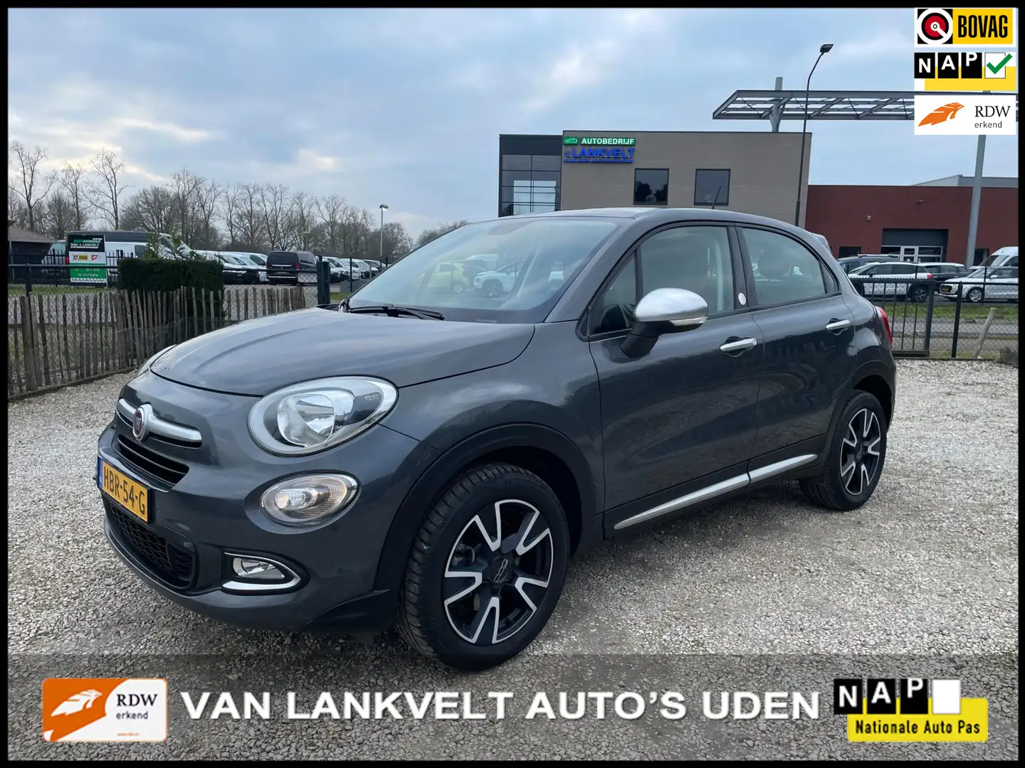 Fiat 500X 1.6 Mirror 1e eig. Apple Carplay, Navi, Climate, 3 Grijs - 1