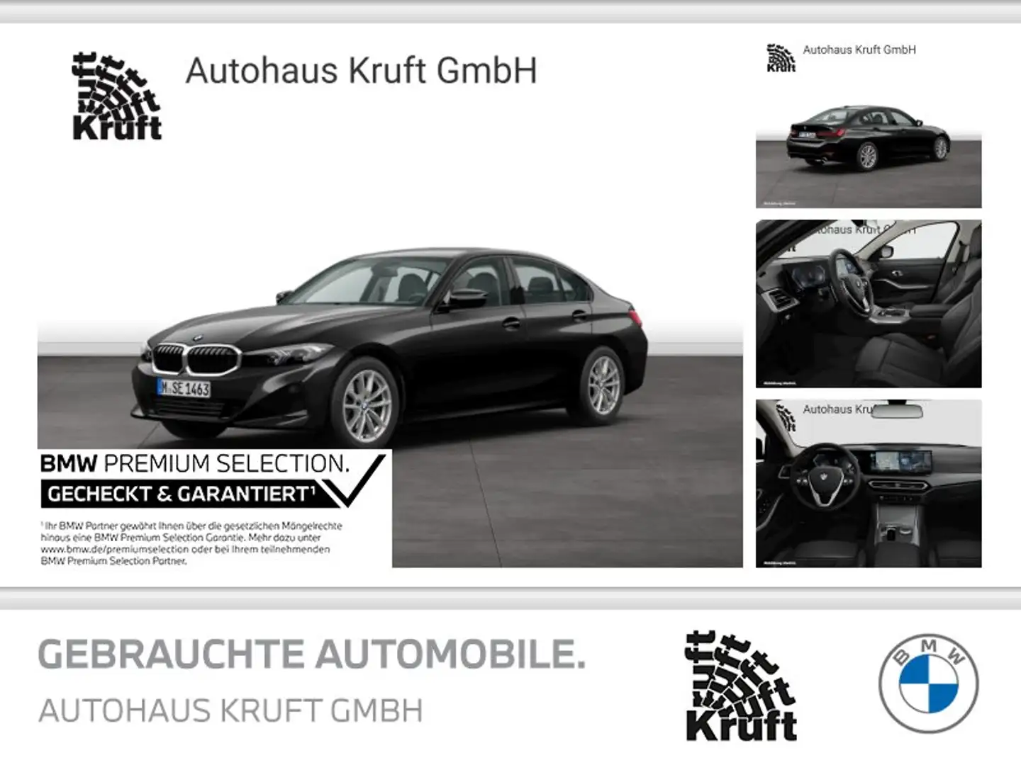 BMW 318 i WIDESCREEN+SPORTSITZE+SITZHZ+DAB Schwarz - 1