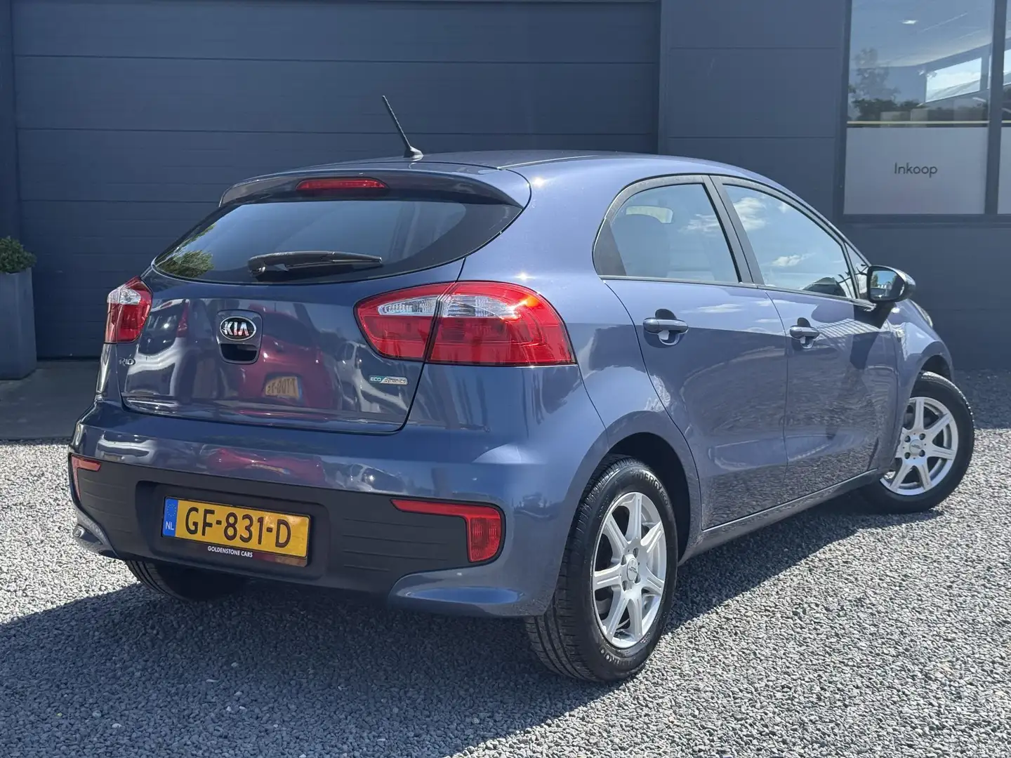 Kia Rio 1.2 CVVT ComfortLine Airco,Cruise,LM Velgen,Elektr Blauw - 2