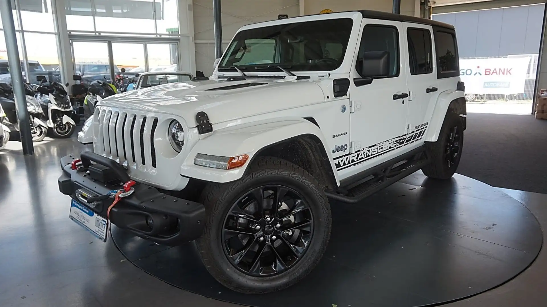 Jeep Wrangler 2.0 4xe Sahara Auto*Navi*Leder*LED* Weiß - 1