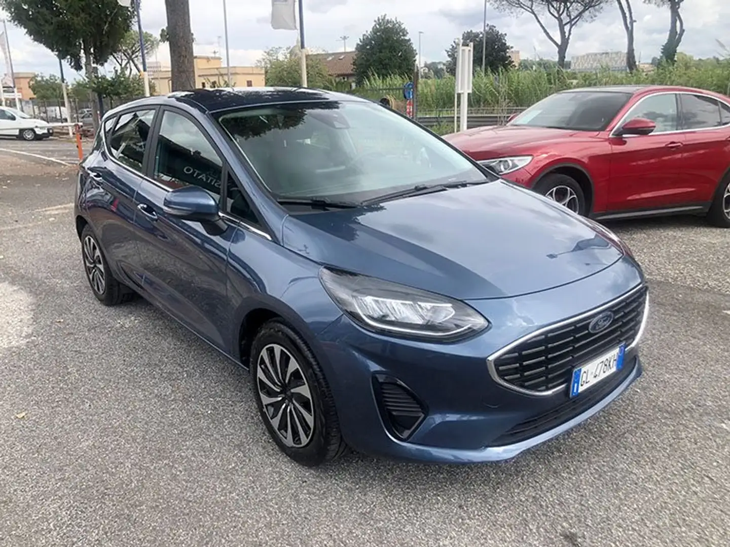 Ford Fiesta Fiesta VII 2022 5p 5p 1.1 Titanium Gpl 75cv Blau - 1