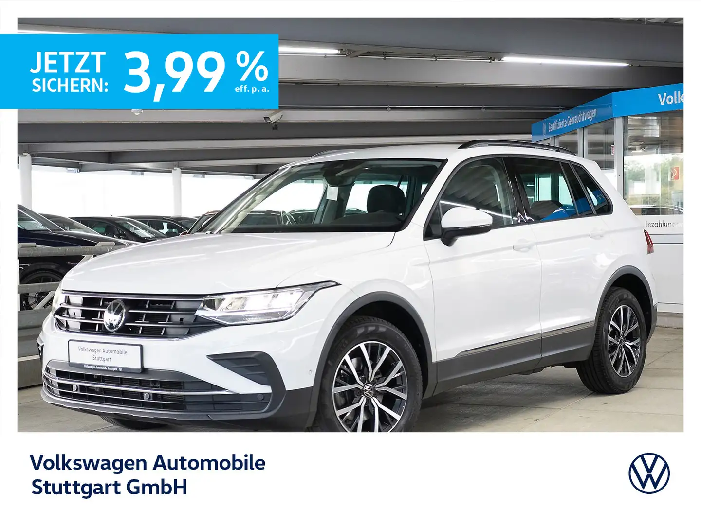 Volkswagen Tiguan Life 1.5 TSI DSG Navi Kamera LED ACC SHZ Weiß - 1