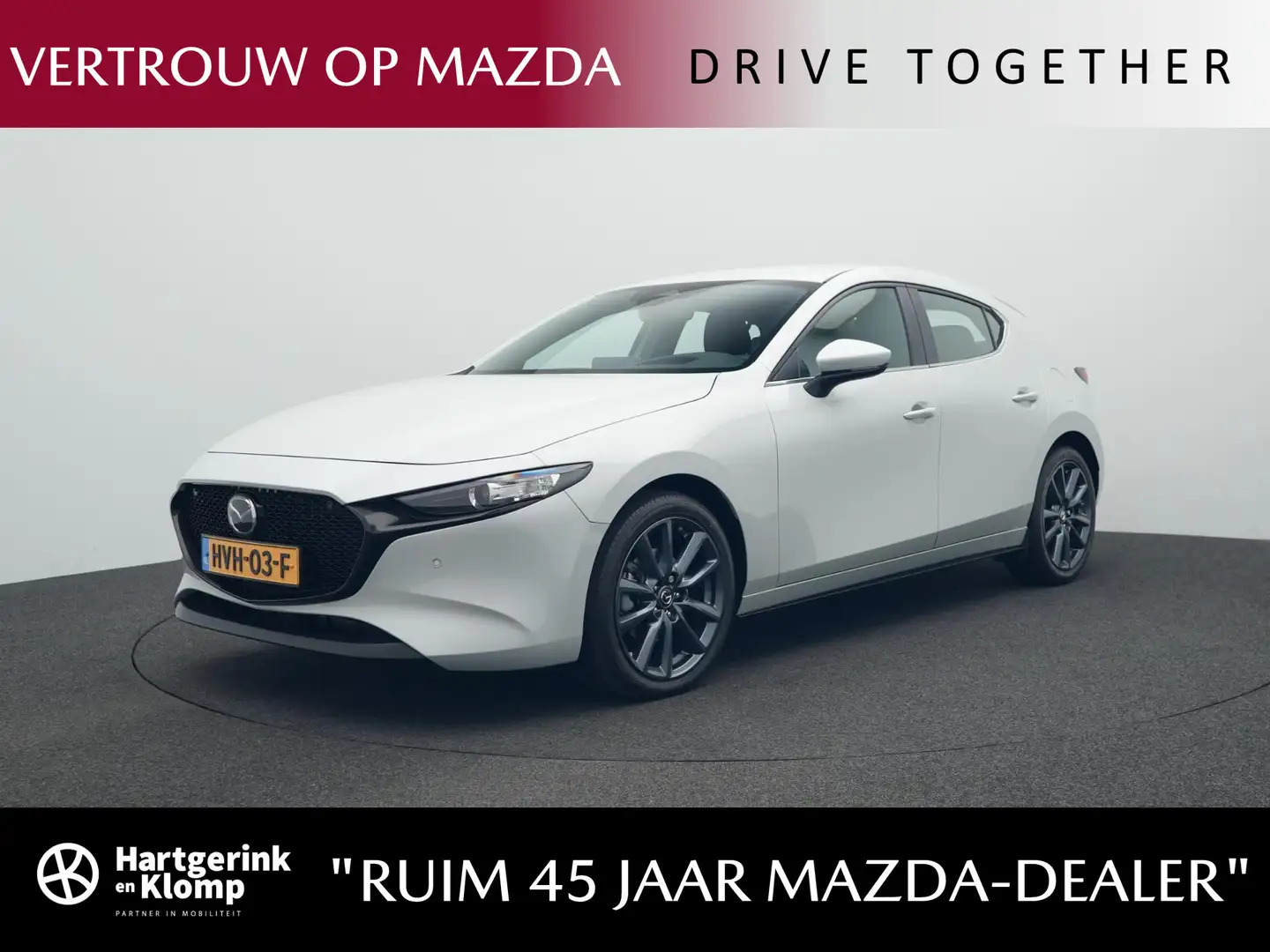 Mazda 3 2.5 e-SkyActiv-G Centre-line | demo voordeel Blanc - 1