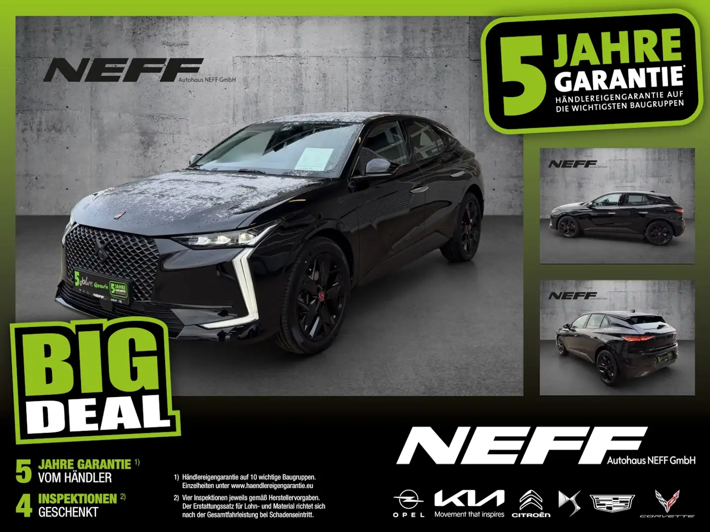 DS Automobiles DS 4 130PS Performance Line LED+Kamera+Navi Schwarz - 1