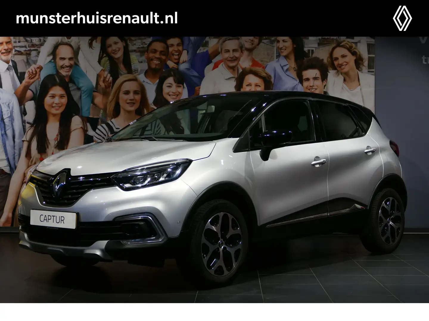 Renault Captur 0.9 TCe Intens - Dealer onderhouden, 1e Eigenaar C Grijs - 1