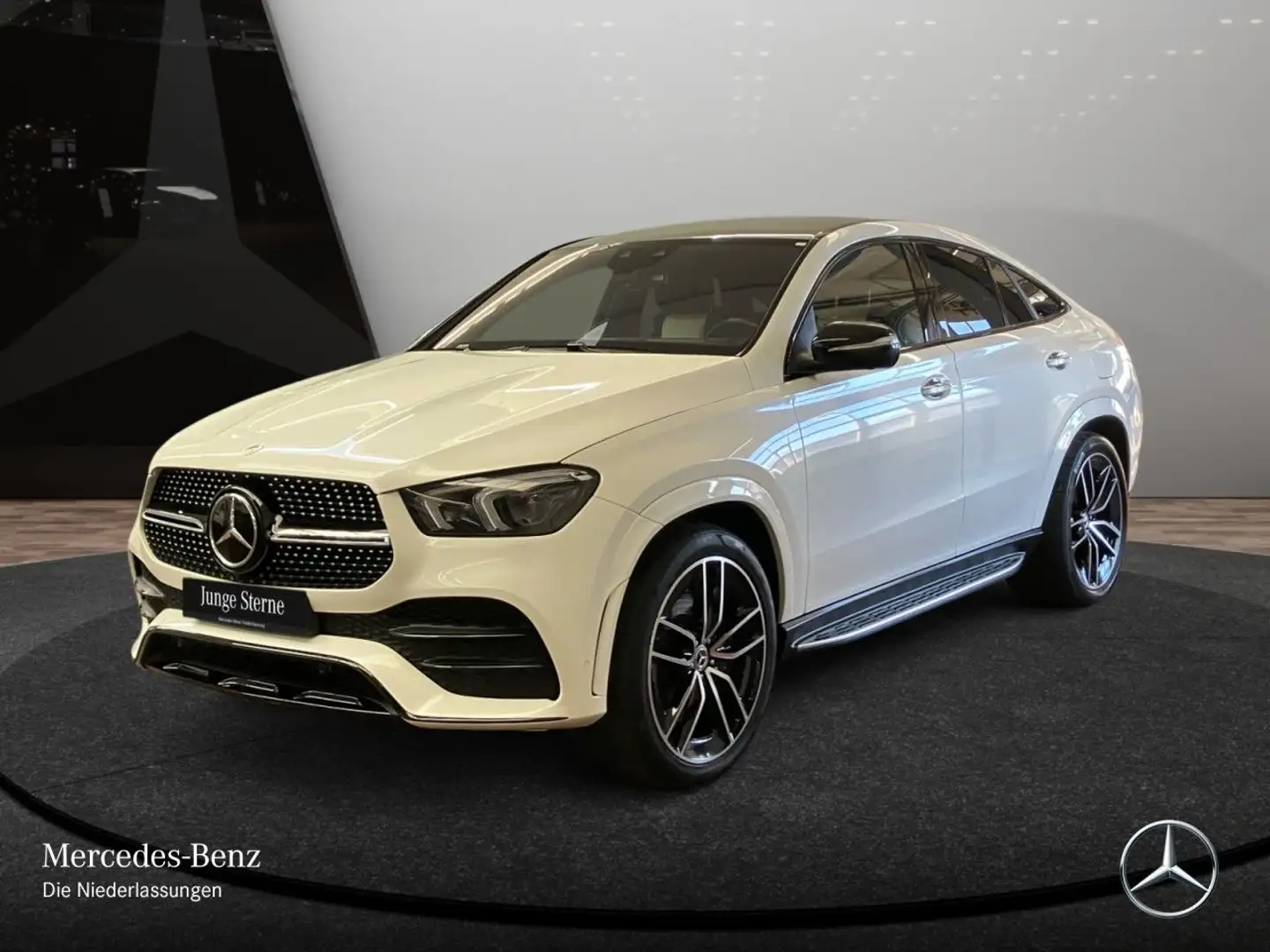 Mercedes-Benz GLE 350 de Coupé 4M AMG+NIGHT+PANO+360+MULTIBEAM Weiß - 2