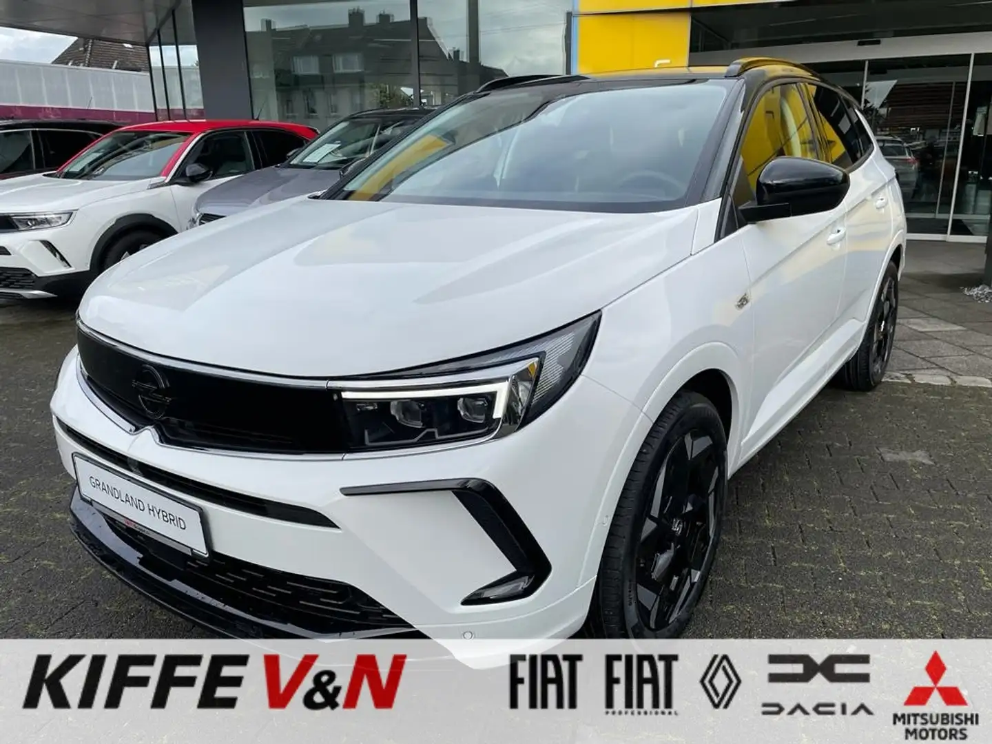Opel Grandland GSe Hybrid4 NightVision LED Leder 7,4 OBC Weiß - 1