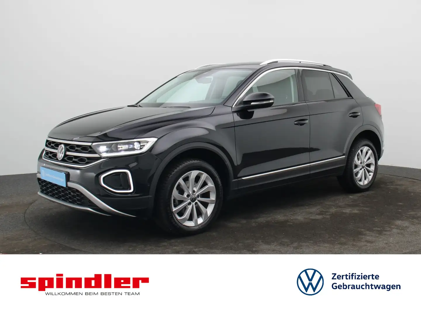 Volkswagen T-Roc Style 1.5 TSI DSG / Navi, App, LED+, AHK Schwarz - 1