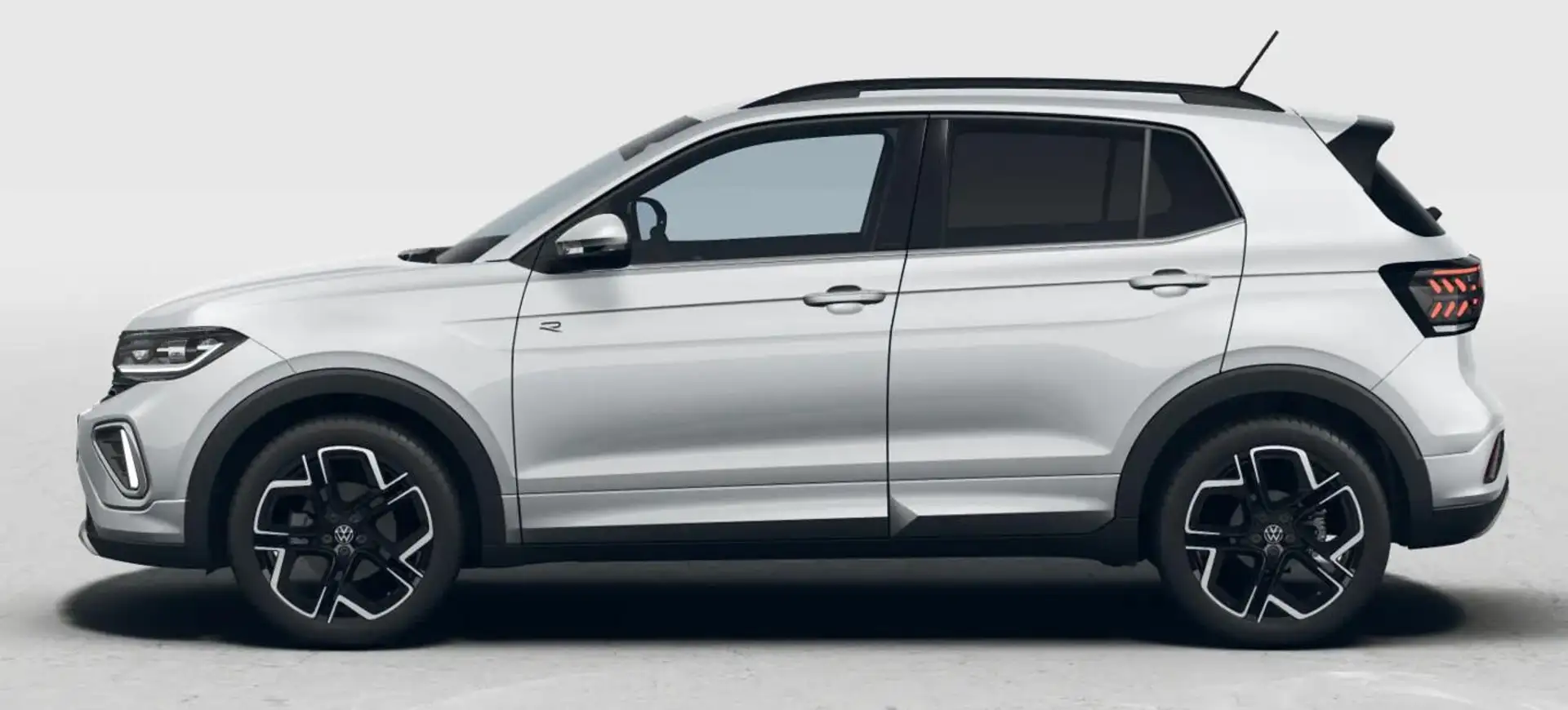 Volkswagen T-Cross R-Line Matrix 18Z Kam SHZ PrivG KeyL PDC 110 kW... Silber - 2