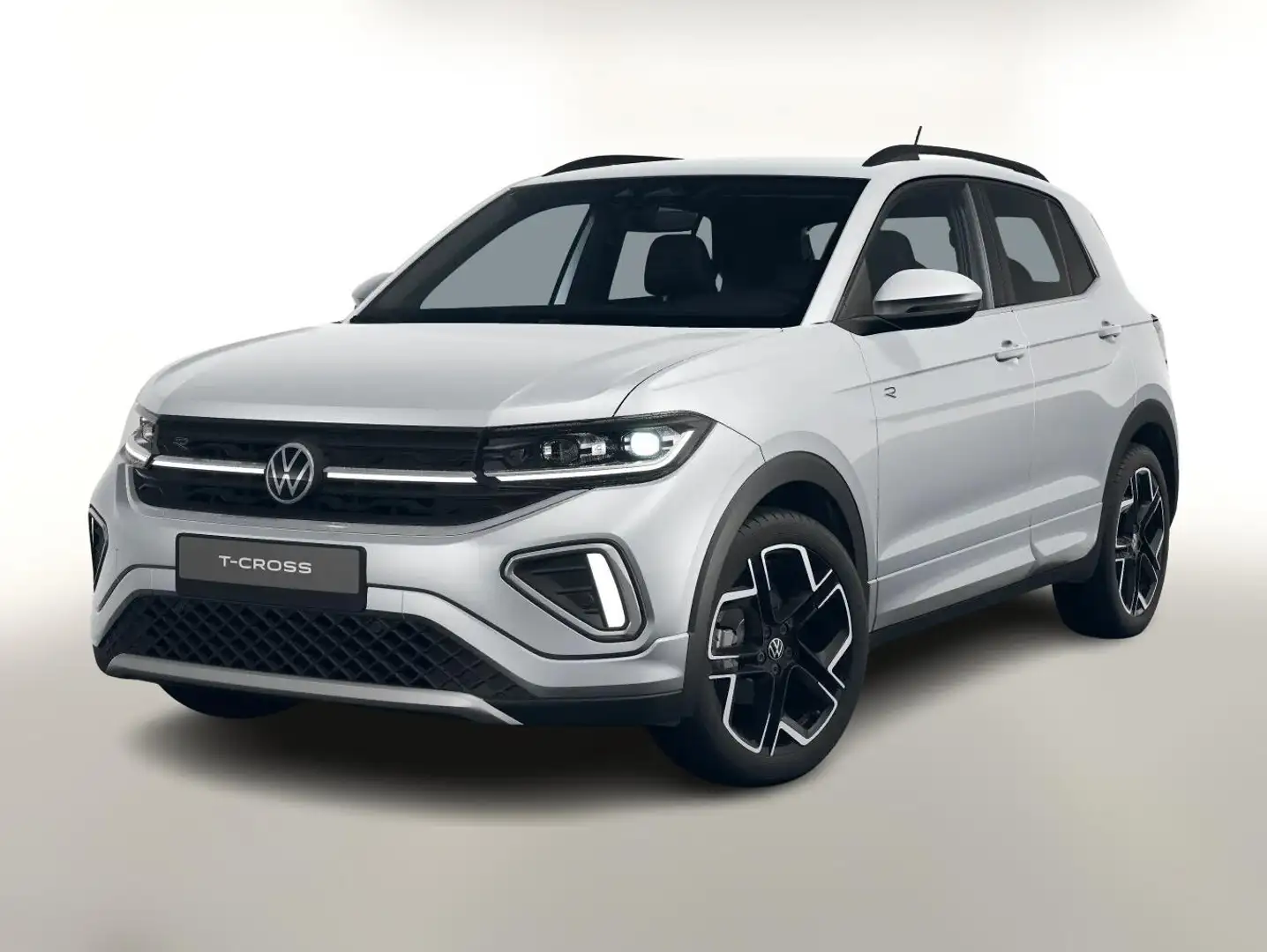 Volkswagen T-Cross R-Line Matrix 18Z Kam SHZ PrivG KeyL PDC 110 kW... Silber - 1